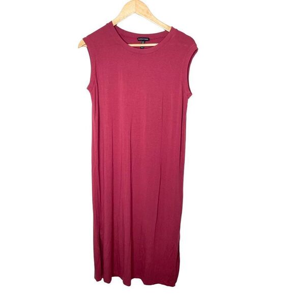 Eileen Fisher Women's Rose Midi Jersey Lagenlook - Picture 2 of 11